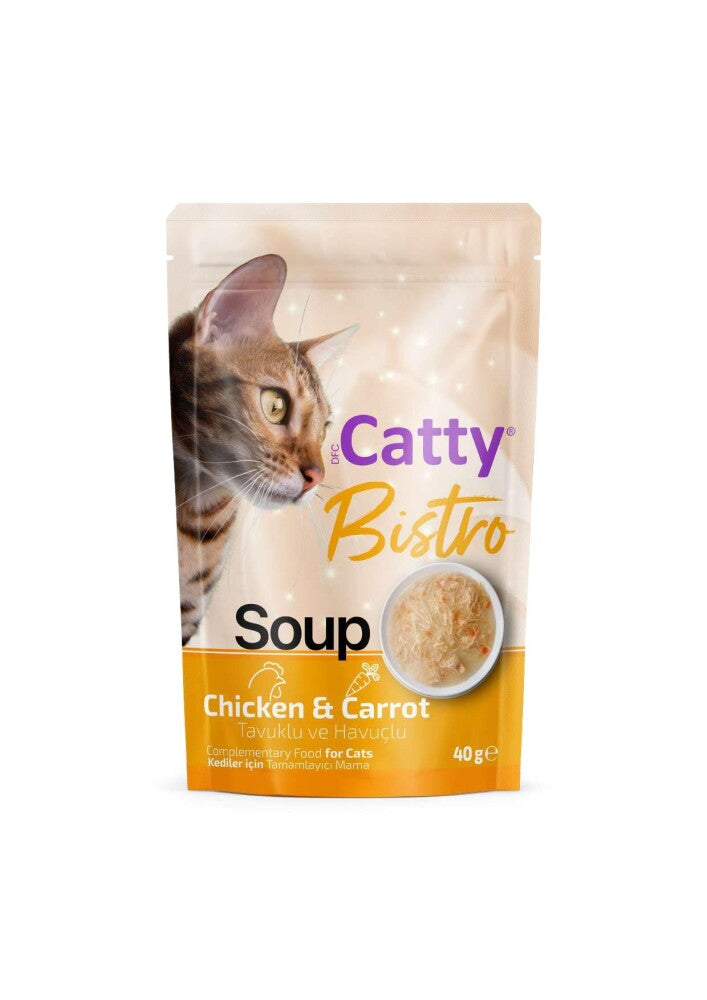 Catty Bistro Tavuklu Ve Havuçlu Kedi Çorbası 40 GR | SRC: Barcode: 8680542872628